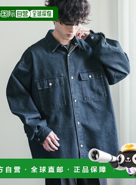 1h可退 日本直邮Rocky Monroe 男女同款 宽松版型丹宁夹克 复古水
