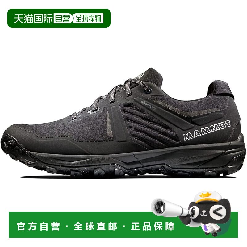 【日本直邮】猛犸象 Ultimate III Low GTX 男式徒步鞋 黑色户外