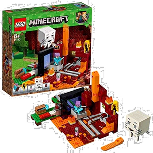 【日本直邮】LEGO乐高积木我的世界黑暗之传送门21143小颗粒拼插