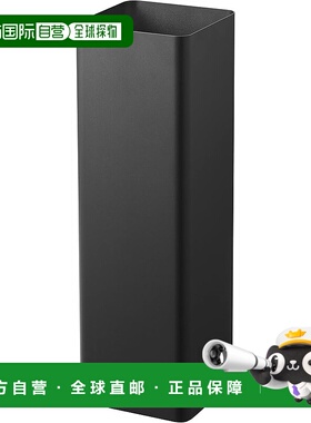 【日本直邮】山崎实业 1579 方形黑色 W15 x D15 x H48cm 智能伞