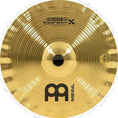 【日本直邮】MEINL X世代架子鼓水镲8寸Johnny Rabb签名款金色