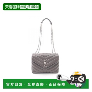 日本直邮中古YSL圣罗兰女包A级95新chain shoulder链条肩带牛皮单