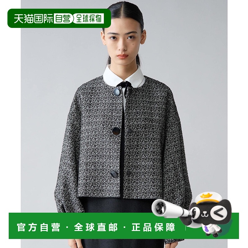 1h可退 日本直邮tiara 女装 无领夹克 大纽扣设计  A0153FJM371