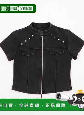 1h可退 日本直邮Figments 女士短袖机车风短夹克 FG25SS172