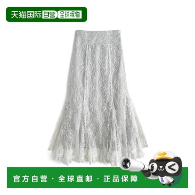 日本直邮日潮 GRL闪光蕾丝薄纱高腰半身裙鱼尾裙TW1196