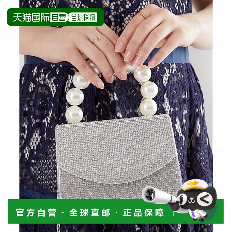 1h可退 日本直邮MISCH MASCH 珍珠手柄迷你包新款斜挎包单肩包