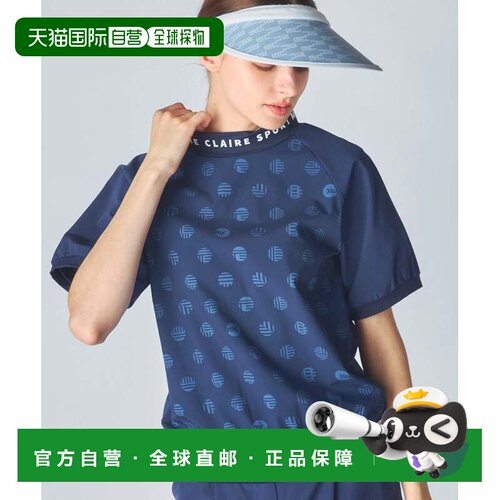 日本直邮FILA 玛莉克莱尔运动款女士短袖套头上衣斐乐高尔夫