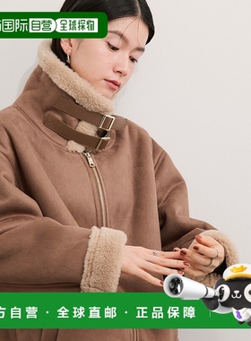 1h可退 日本直邮LE CERCLE par rope' 女装 仿羊羔毛外套 宽松轻