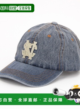 1h可退 日本直邮NAUTICA 男女同款 做旧水洗丹宁NSC徽章棒球帽 10