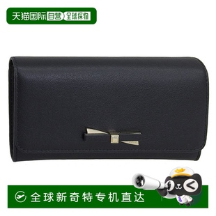 女士长款 Outlet 日本直邮FURLA 钱包 CONTINENTA 皮革黑色 CHERIE