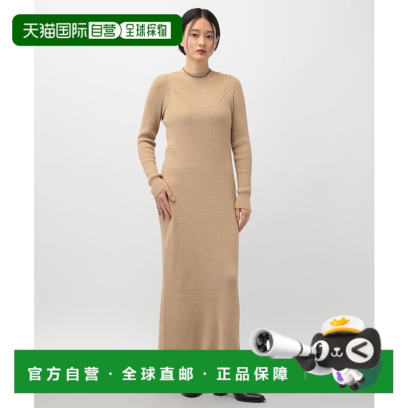 1h可退 日本直邮apart by lowrys 女士双色无袖毛织连衣裙 134140