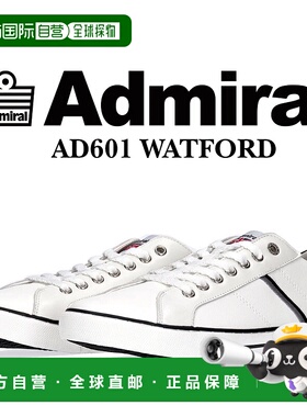 日本直邮Admiral WATFORD AD601 白色/黑色 133601-72 白色黑色运