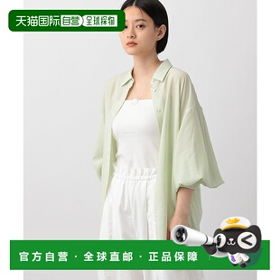 1h可退 日本直邮apart by lowrys 女士透视款宽松长袖衬衫 102072