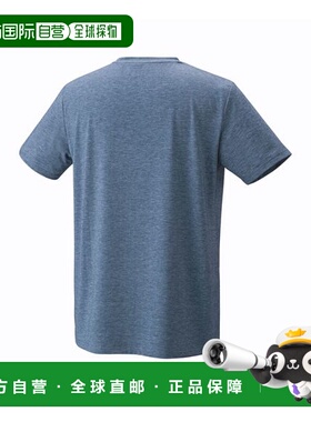 日本直邮 YONEX尤尼克斯 男女同款图案印花圆领短袖T恤10596-010