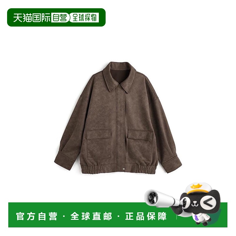 日本直邮日潮 GRL麂皮绒 立领夹克on344休闲复古