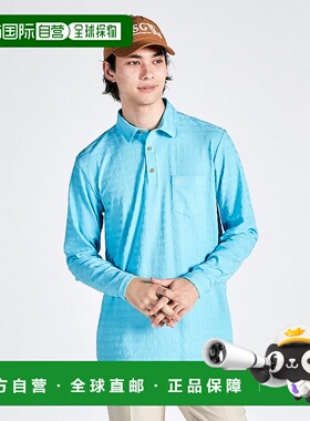 日本直邮Munsingwear  logo 修身翻领长袖衬衫 [M01871EM011133]