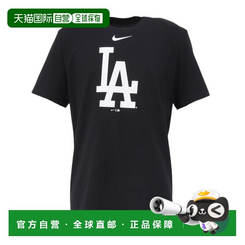 日本直邮MLB（男款）大LOGO棉质短袖T恤 洛杉矶道奇队 N199-00A-L图片