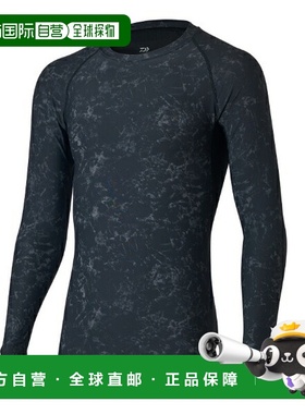 日本直邮Daiwa Innerwear DU-6021S ICEDRY 圆领汗衫 大理石黑 M