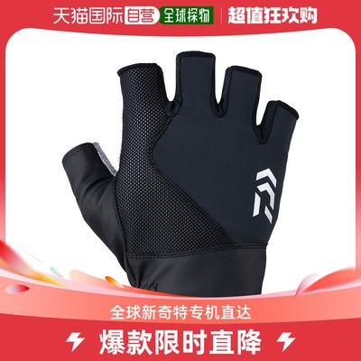 日本直邮Daiwa Gloves DG-3123 酷感手套 5 Cut L 黑色