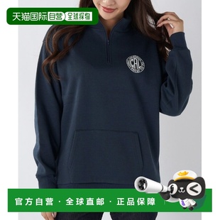 半拉链宽松连帽卫衣 1h可退 女装 Pacific 554015 日本直邮Ocean