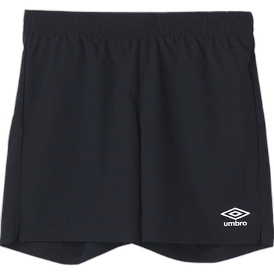 日本直邮UMBRO 弹力梭织足球裤 UAS6400P-BLK 半裤