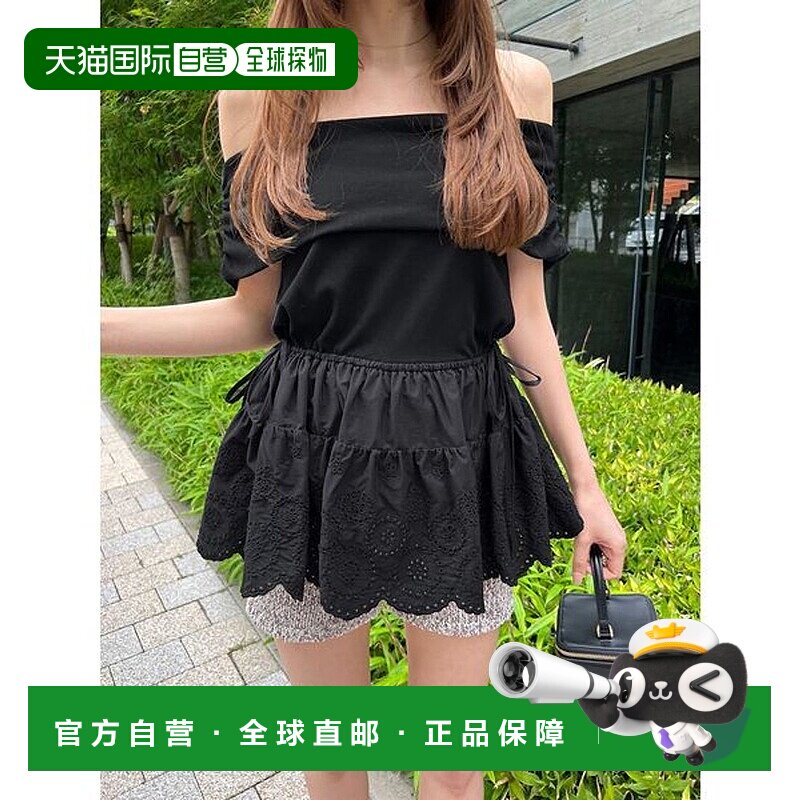 日本直邮SNIDEL 截断短款泡泡袖套头衫 [SN1728EW045272]