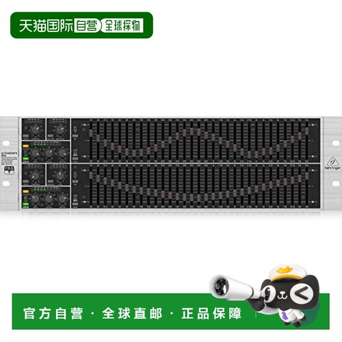 【日本直邮】Behringer百灵达FBQ6200HD机架式立体声双31段图形均