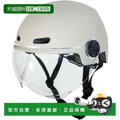 【日本直邮】鹿牌 自行车头盔  L码 头围54-60cm 哑光白色Cabeza