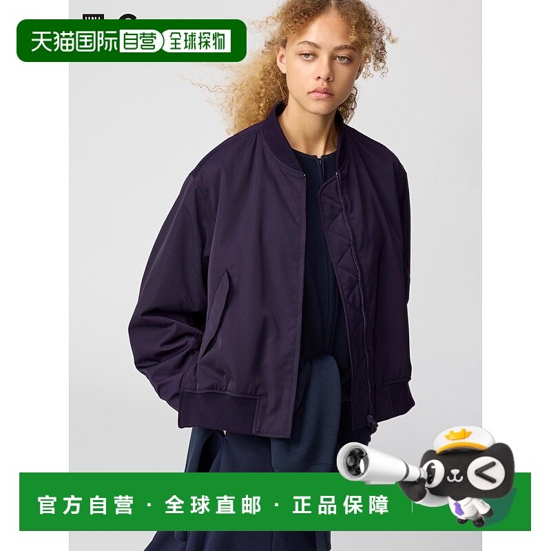 日本直邮UNIQLO女款飞行员外套夹克482767-79优衣库