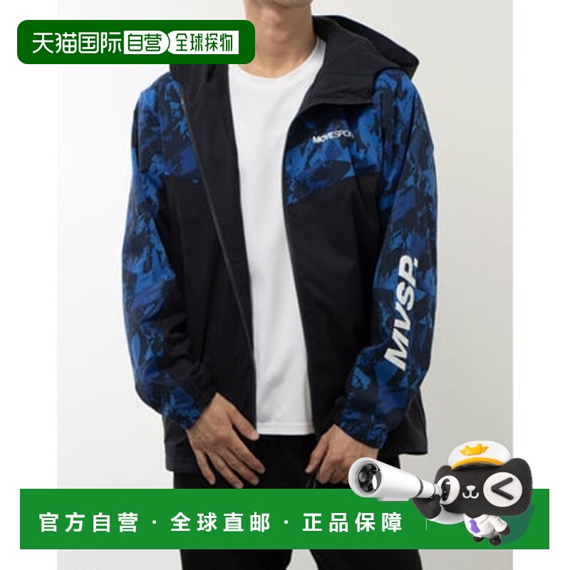 日本直邮Descente 男士 HEATNAVI 全幅图案印花长袖 Logo 全拉链