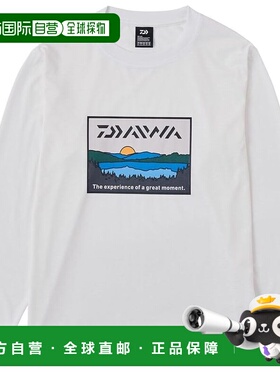 【日本直邮】达亿瓦渔网图案T恤 湖畔款 DE-6724 白色