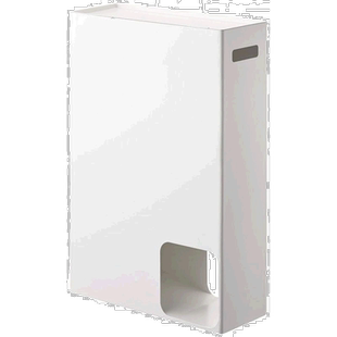 【日本直邮】yamazaki山崎置物架实业卫生间浴室厕纸盒白色2294