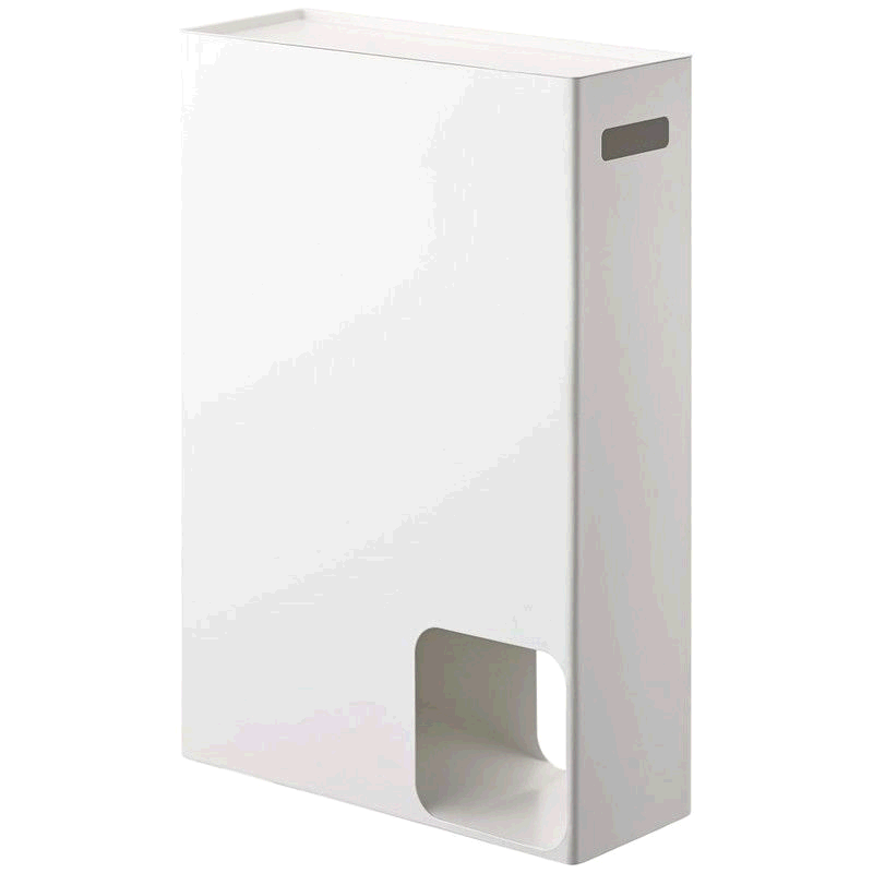 【日本直邮】yamazaki山崎置物架实业卫生间浴室厕纸盒白色2294