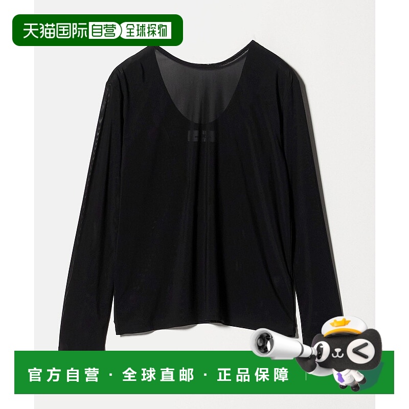 1h可退 日本直邮NICE WEATHER 女装 透感长袖T恤 半透明设计 简约