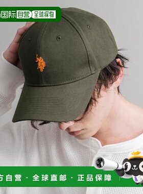 1h可退 日本直邮Rocky Monroe U.S. POLO ASSN. 斜纹棒球帽