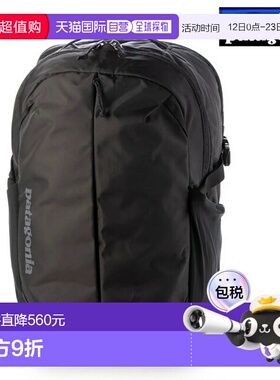 日本直邮Patagonia Refugio Daypack 26L 男女包背包 黑色露营户