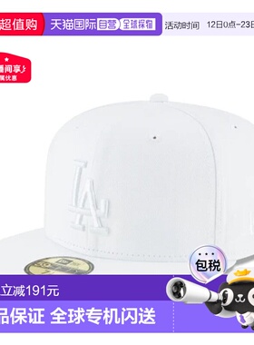 日本直邮New Era 59FIFTY 棒球帽 [NE3448EM007140] 黑色x白色