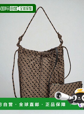 日本直邮GHERARDINI 女士手提包GHB0148 TOFFE棕/黑轻巧小巧时尚