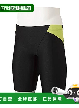 日本直邮Mizuno美津浓StrokeOne男式泳裤S黑色23cm N2JB1601 93