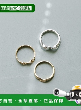 1h可退 日本直邮SMELLY 女士 3件套设计感戒指 可叠戴简约风 手指