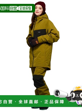 日本直邮女士滑雪板套装上衣和裤子宽松及加大码男女DLITE
