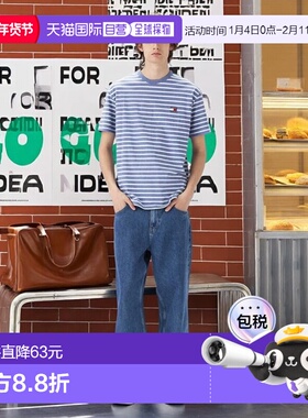 日本直邮TOMMY HILFIGER TJM REG BRETON STP TEE 短袖T恤