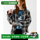 1h可退 可披肩宽松 2WAY垂坠感条纹衬衫 日本直邮MICA&DEAL 女装