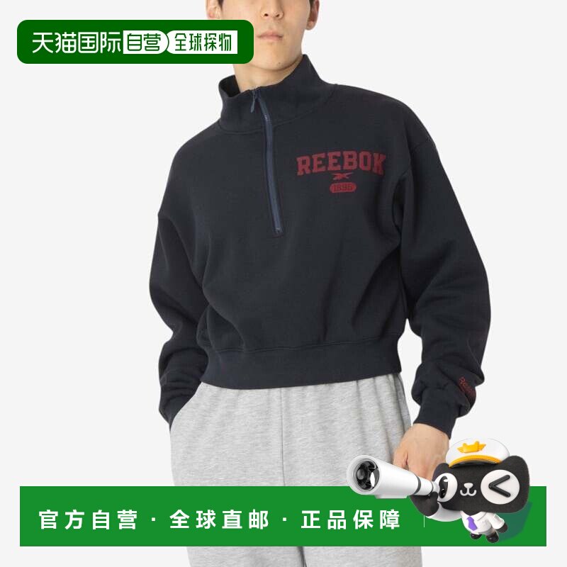 日本直邮CLASIC TRACK SHORT HALF-ZIP 锐步 运动短裤深蓝色
