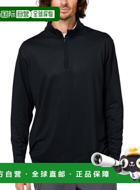 日本直邮FOOT JOY 男士色调菱形印花四分之一拉链套头衫 [38561]