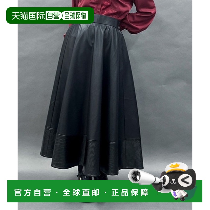 1h可退 日本直邮axes femme POETIQUE 女士仿皮裙 TS291X32P