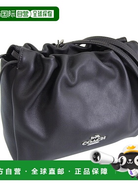 日本直邮Coach 女士 2WAY 单肩包 手提包 Outlet 皮革 黑色 CT763