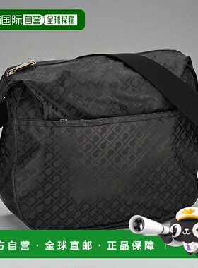 日本直邮GHERARDINI 女士单肩包GH0260 EXCAL黑色奢华时尚斜挎可