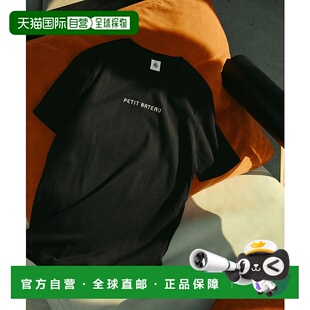 女士刺绣迷你Logo圆领T恤 BATEAU 34233210 日本直邮PETIT 1h可退