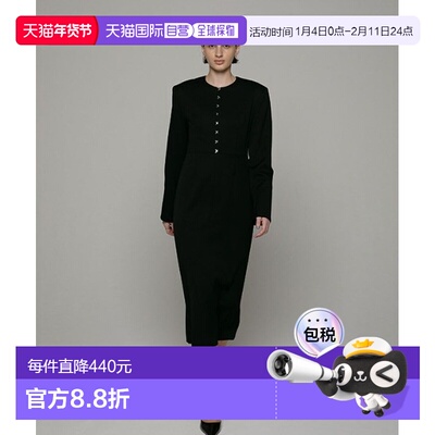 1h可退 日本直邮ETRE TOKYO 女士前扣优雅修身连衣裙 12251300460